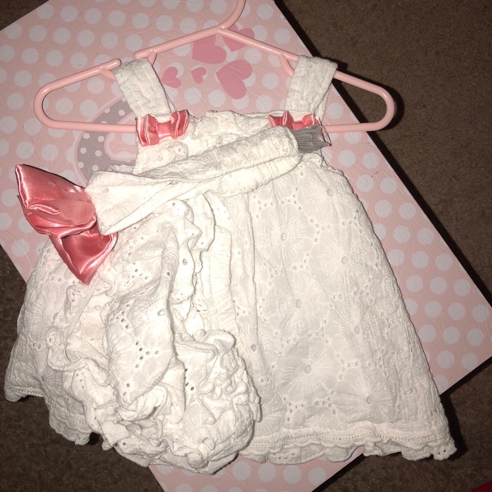 Pretty eyelet baby girl dress